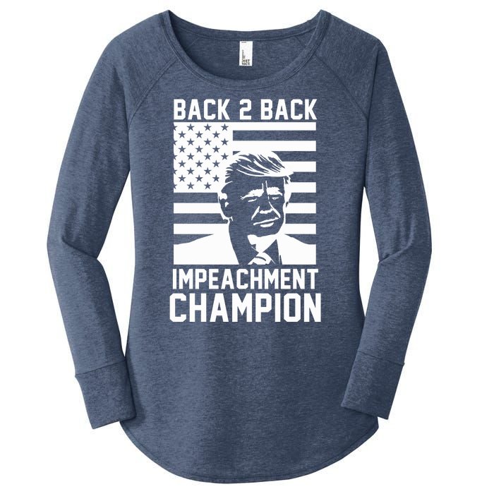 Back 2 Back Impeachment Champion Women's Perfect Tri Tunic Long Sleeve Shirt