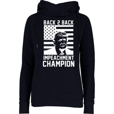 Back 2 Back Impeachment Champion Womens Funnel Neck Pullover Hood