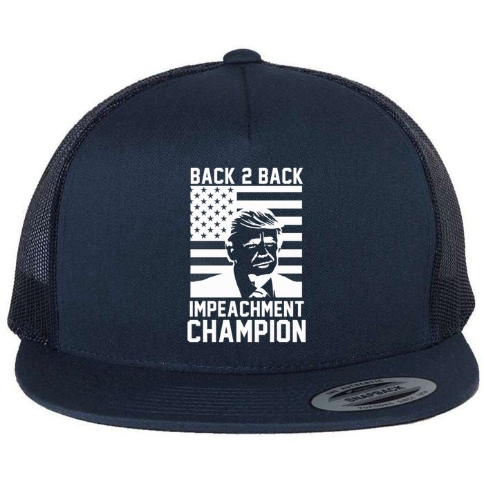 Back 2 Back Impeachment Champion Flat Bill Trucker Hat