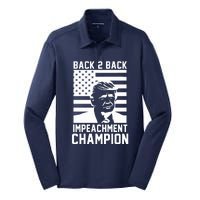 Back 2 Back Impeachment Champion Silk Touch Performance Long Sleeve Polo