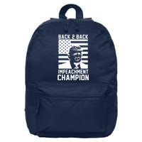 Back 2 Back Impeachment Champion 16 in Basic Backpack