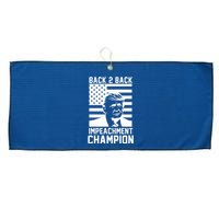 Back 2 Back Impeachment Champion Large Microfiber Waffle Golf Towel