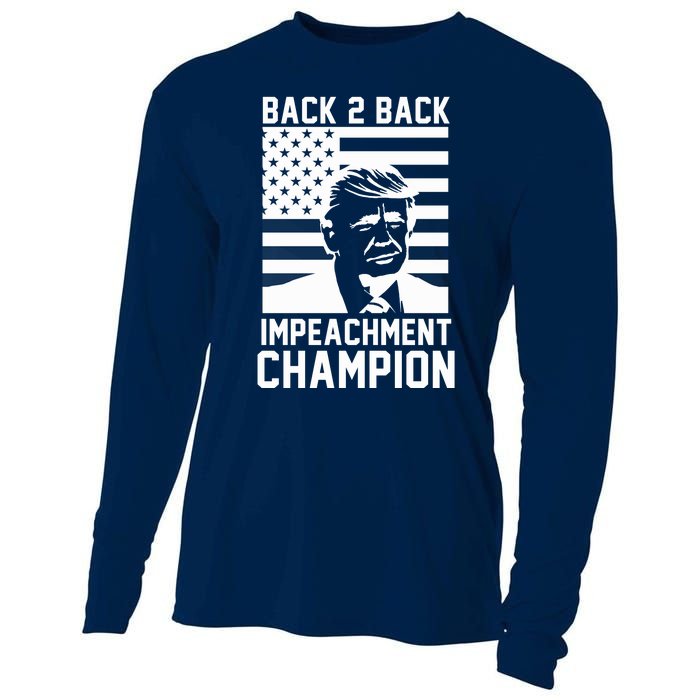 Back 2 Back Impeachment Champion Cooling Performance Long Sleeve Crew