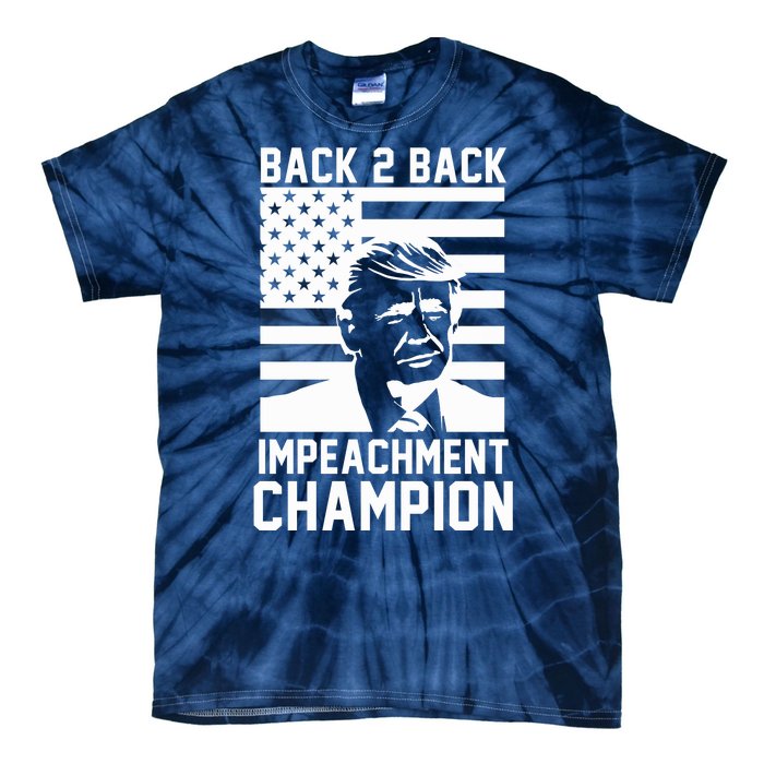 Back 2 Back Impeachment Champion Tie-Dye T-Shirt