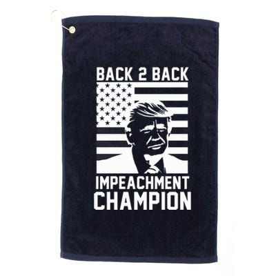 Back 2 Back Impeachment Champion Platinum Collection Golf Towel