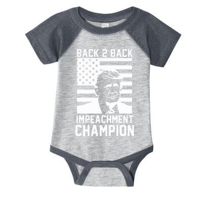 Back 2 Back Impeachment Champion Infant Baby Jersey Bodysuit