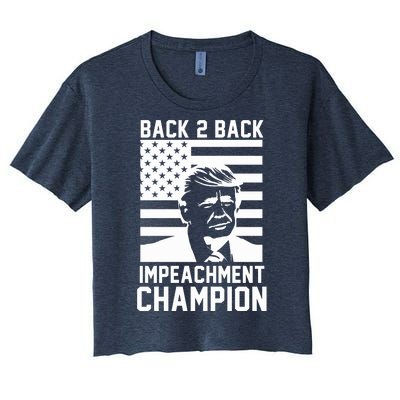 Back 2 Back Impeachment Champion Women's Crop Top Tee