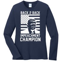 Back 2 Back Impeachment Champion Ladies Long Sleeve Shirt