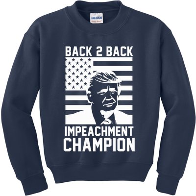 Back 2 Back Impeachment Champion Kids Sweatshirt