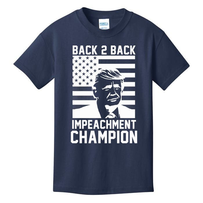 Back 2 Back Impeachment Champion Kids T-Shirt