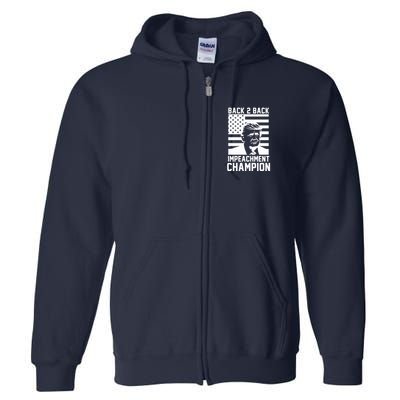 Back 2 Back Impeachment Champion Full Zip Hoodie
