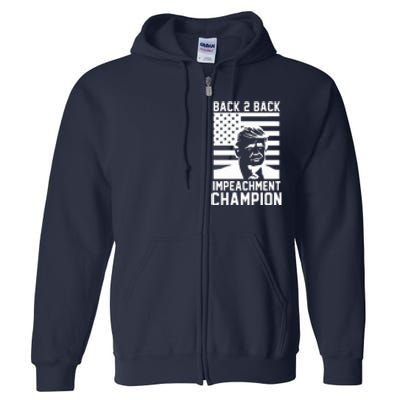 Back 2 Back Impeachment Champion Full Zip Hoodie