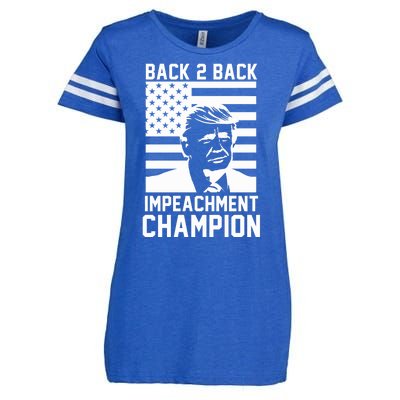 Back 2 Back Impeachment Champion Enza Ladies Jersey Football T-Shirt