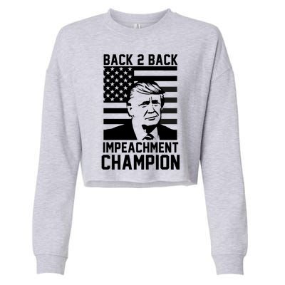 Back 2 Back Impeachment Champion Cropped Pullover Crew