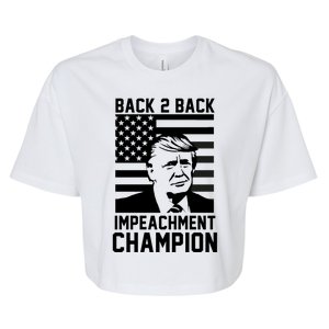 Back 2 Back Impeachment Champion Bella+Canvas Jersey Crop Tee