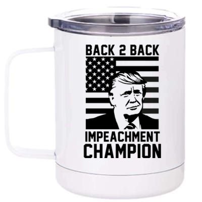 Back 2 Back Impeachment Champion 12 oz Stainless Steel Tumbler Cup