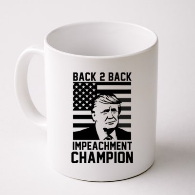 Back 2 Back Impeachment Champion Coffee Mug