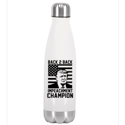 Back 2 Back Impeachment Champion Stainless Steel Insulated Water Bottle