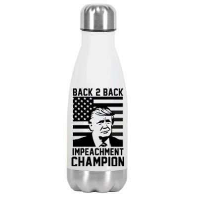 Back 2 Back Impeachment Champion Stainless Steel Insulated Water Bottle