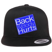 Back and Body Hurts Blue Logo Flatbill Hat