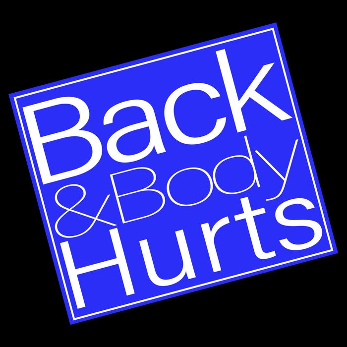 Back and Body Hurts Blue Logo Flatbill Hat