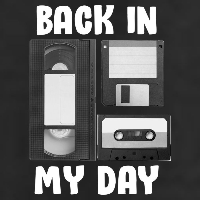 Back In My Day 7 Panel Mesh Trucker Snapback Hat