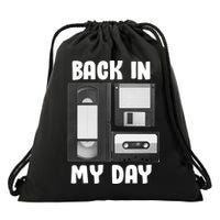 Back In My Day Drawstring Bag