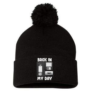 Back In My Day Pom Pom 12in Knit Beanie