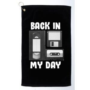 Back In My Day Platinum Collection Golf Towel