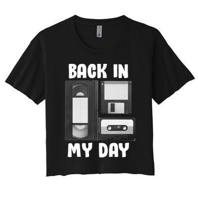 Back In My Day Crop Top