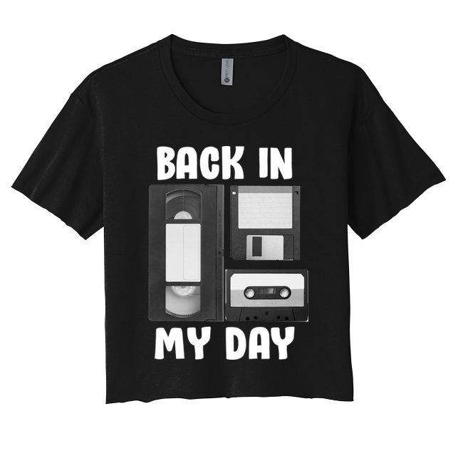 Back In My Day Crop Top