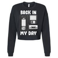 Back In My Day Cropped Pullover Crew