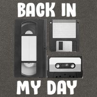 Back In My Day Cotton Canvas Backpack