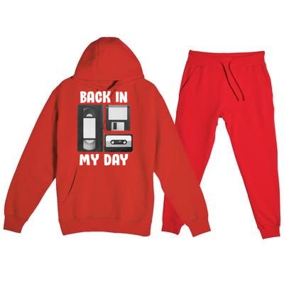 Back In My Day Premium Hooded Sweatsuit Set