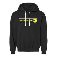 Back In My Day Retro Video Game Garment-Dyed Fleece Hoodie