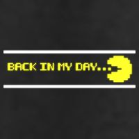 Back In My Day Retro Video Game 7 Panel Mesh Trucker Snapback Hat