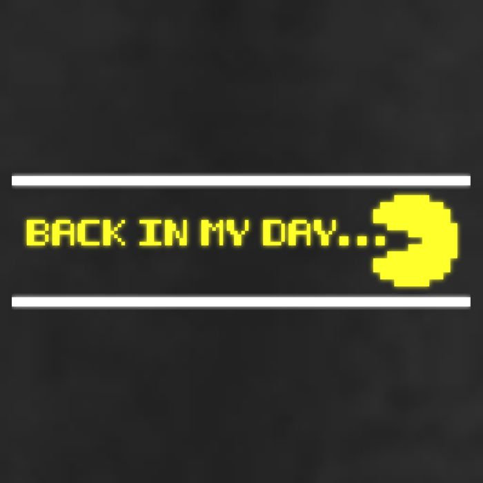 Back In My Day Retro Video Game 7 Panel Mesh Trucker Snapback Hat