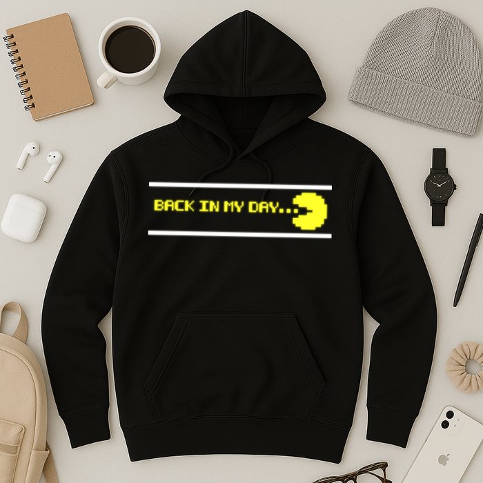 Back In My Day Retro Video Game Hoodie