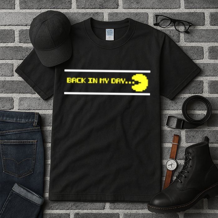 Back In My Day Retro Video Game Tall T-Shirt
