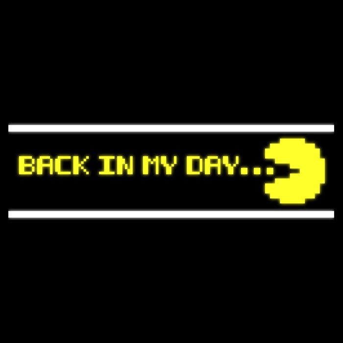 Back In My Day Retro Video Game Backpack