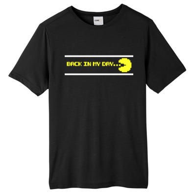 Back In My Day Retro Video Game Tall Fusion ChromaSoft Performance T-Shirt