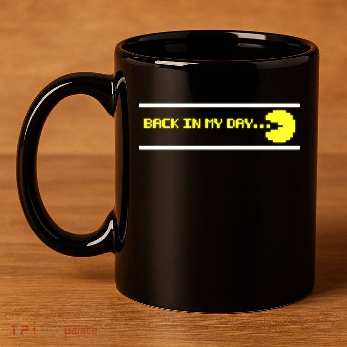 Back In My Day Retro Video Game 11oz C Handle Ceramic Mug