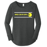 Back In My Day Retro Video Game Women's Perfect Tri Tunic Long Sleeve Shirt