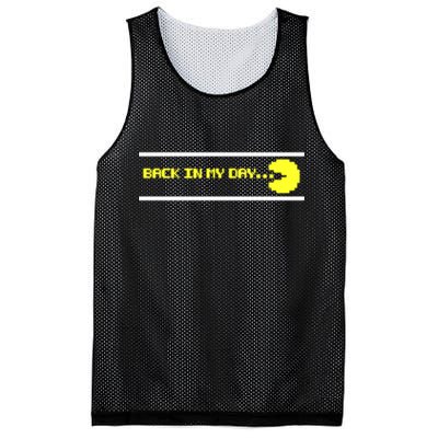 Back In My Day Retro Video Game Mesh Reversible Basketball Jersey Tank