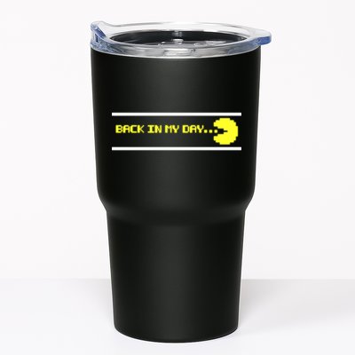 Back In My Day Retro Video Game Tumbler