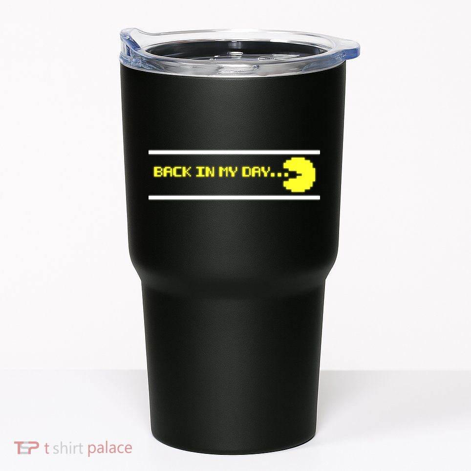 Back In My Day Retro Video Game Tumbler