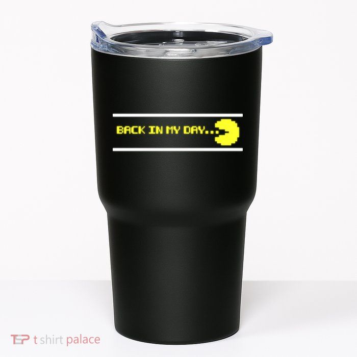 Back In My Day Retro Video Game Tumbler
