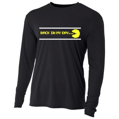 Back In My Day Retro Video Game Cooling Performance Long Sleeve Crew