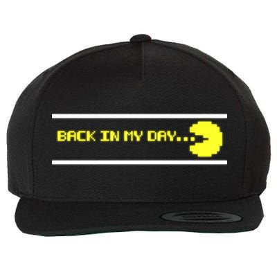 Back In My Day Retro Video Game Wool Snapback Cap