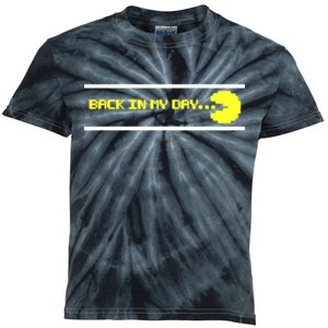 Back In My Day Retro Video Game Kids Tie-Dye T-Shirt